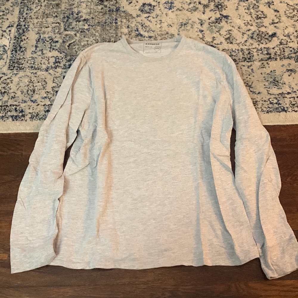 Express Long Sleeve Tee - Grey - XL